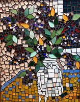 Lilacs (Mosaic Glass)